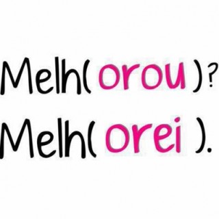 melhorei